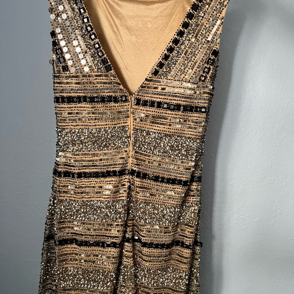 Cache Sequin Dress Size 4 - Picture 7 of 9
